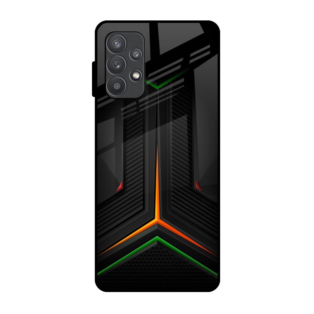 Modern Ultra Chevron Samsung Galaxy A32 Glass Back Cover Online