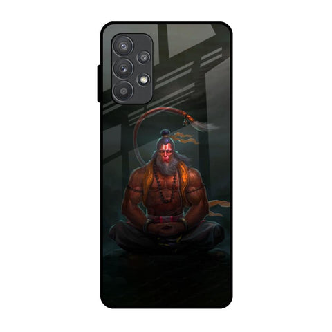 Lord Hanuman Animated Samsung Galaxy A32 Glass Back Cover Online