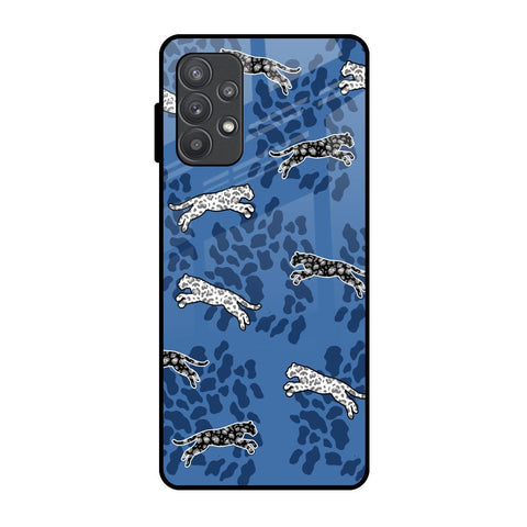 Blue Cheetah Samsung Galaxy A32 Glass Back Cover Online