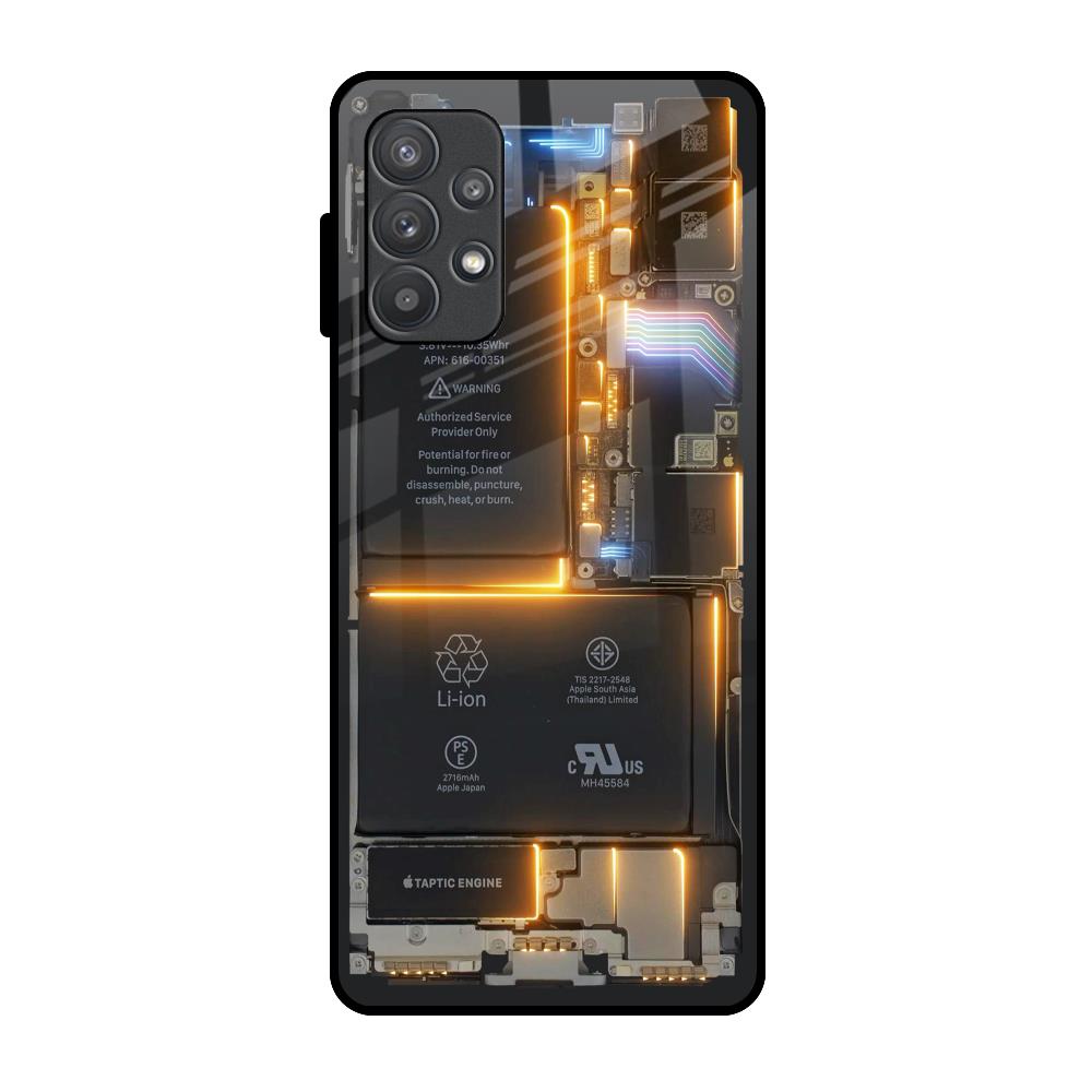 Glow Up Skeleton Samsung Galaxy A32 Glass Back Cover Online