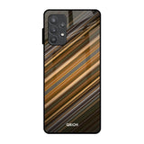 Diagonal Slash Pattern Samsung Galaxy A32 Glass Back Cover Online