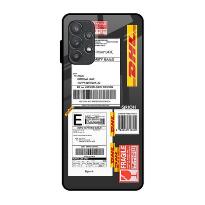 Cool Barcode Label Samsung Galaxy A32 Glass Back Cover Online