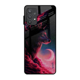 Moon Wolf Samsung Galaxy A32 Glass Back Cover Online