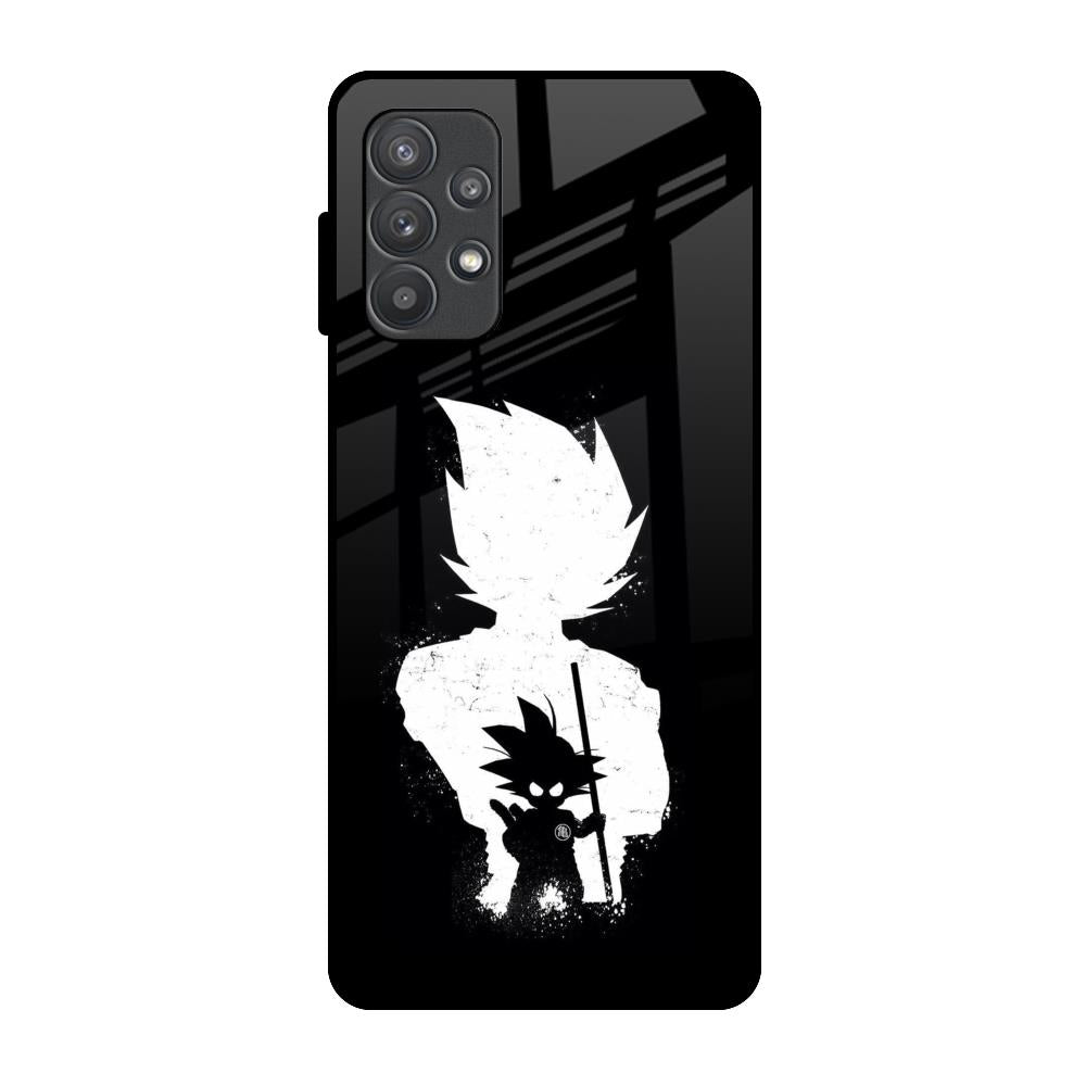 Monochrome Goku Samsung Galaxy A32 Glass Back Cover Online