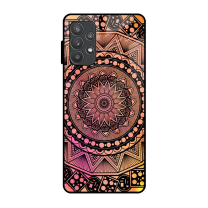 Floral Mandala Samsung Galaxy A32 Glass Back Cover Online