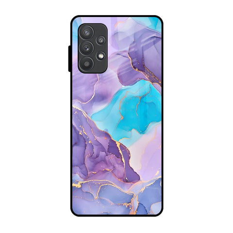 Alcohol ink Marble Samsung Galaxy A32 Glass Back Cover Online