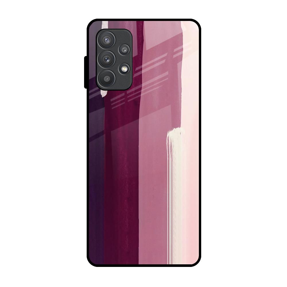 Brush Stroke Art Samsung Galaxy A32 Glass Back Cover Online