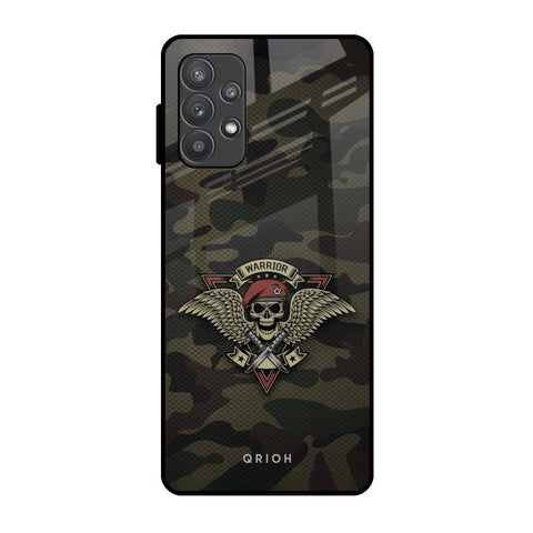 Army Warrior Samsung Galaxy A32 Glass Back Cover Online