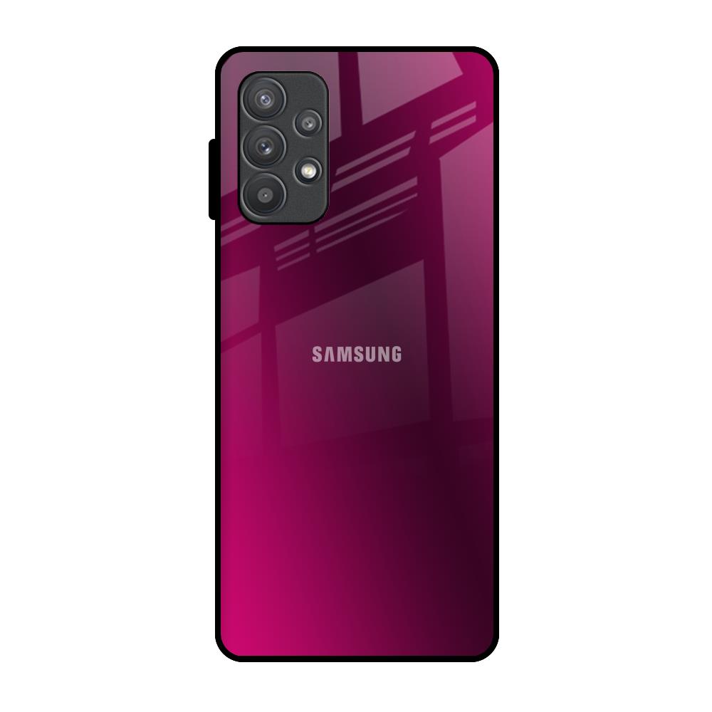 Pink Burst Samsung Galaxy A32 Glass Back Cover Online