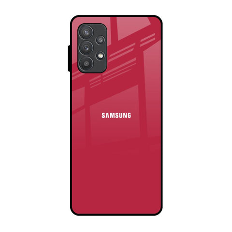 Solo Maroon Samsung Galaxy A32 Glass Back Cover Online