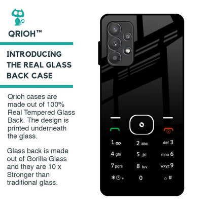 Classic Keypad Pattern Glass Case for Samsung Galaxy A32