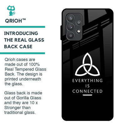 Everything Is Connected Glass Case for Samsung Galaxy A32