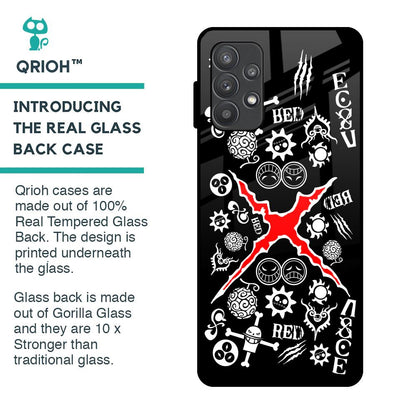 Red Zone Glass Case for Samsung Galaxy A32