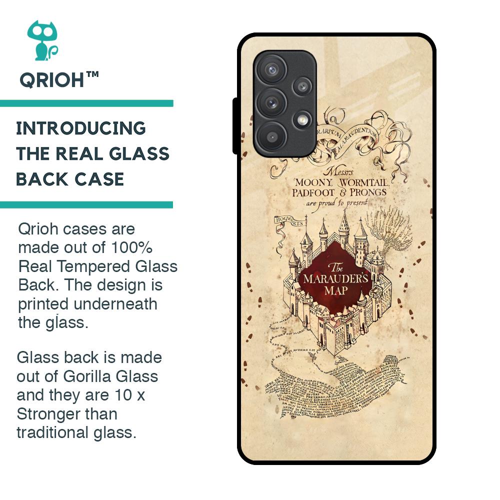 Magical Map Glass Case for Samsung Galaxy A32