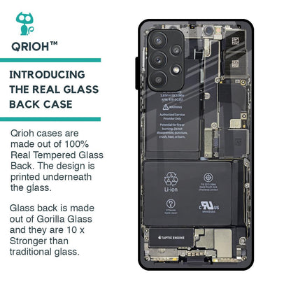 Skeleton Inside Glass Case for Samsung Galaxy A32