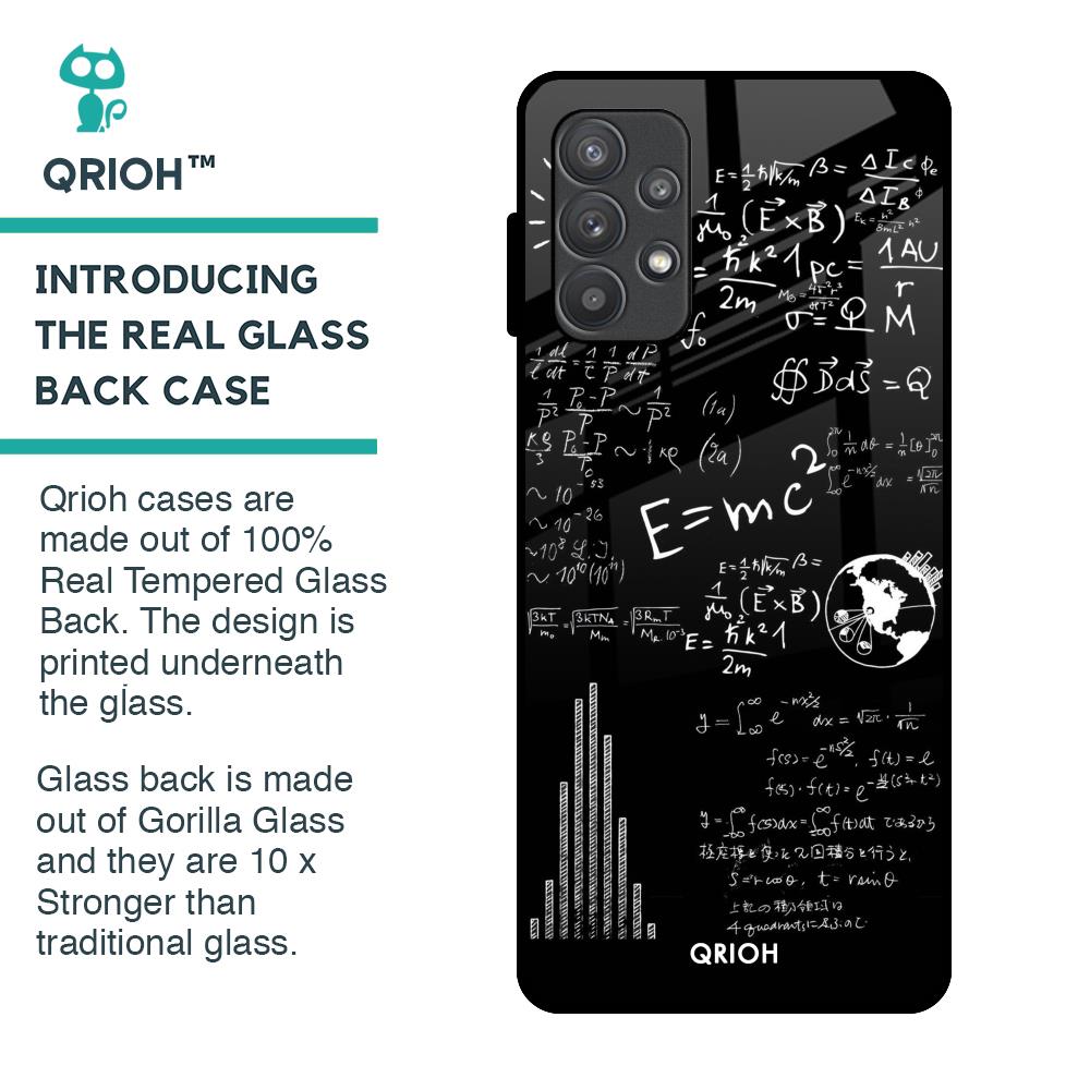 Funny Math Glass Case for Samsung Galaxy A32