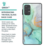 Green Marble Glass Case for Samsung Galaxy A32