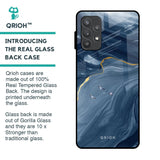 Deep Ocean Marble Glass Case for Samsung Galaxy A32