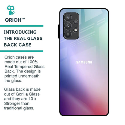 Abstract Holographic Glass Case for Samsung Galaxy A32