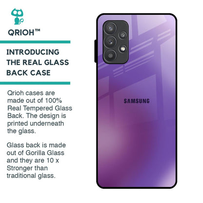 Ultraviolet Gradient Glass Case for Samsung Galaxy A32