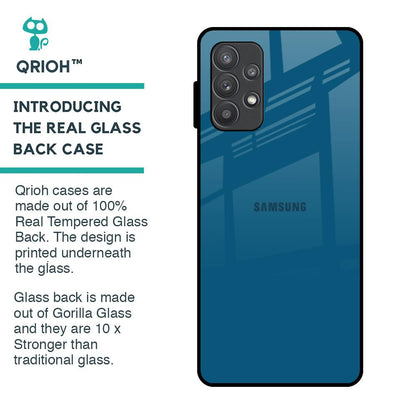 Cobalt Blue Glass Case for Samsung Galaxy A32