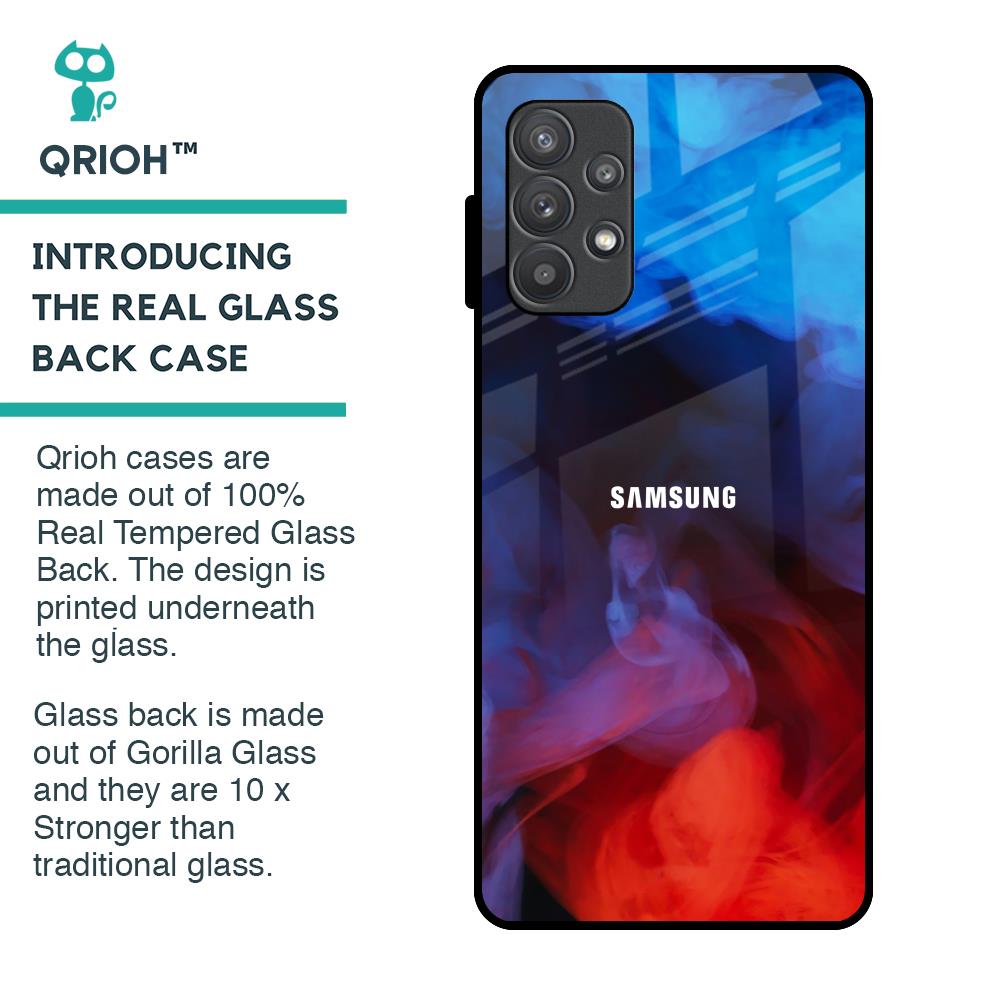 Dim Smoke Glass Case for Samsung Galaxy A32