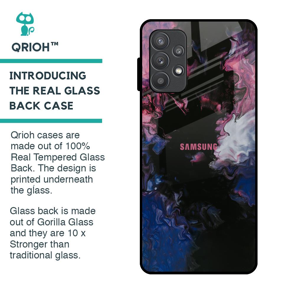 Smudge Brush Glass case for Samsung Galaxy A32
