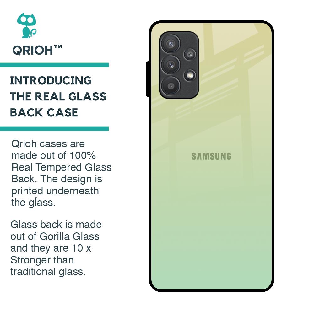 Mint Green Gradient Glass Case for Samsung Galaxy A32