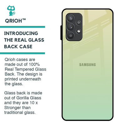 Mint Green Gradient Glass Case for Samsung Galaxy A32