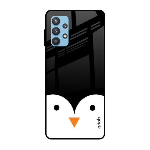 Cute Penguin Samsung Galaxy A32 Glass Cases & Covers Online
