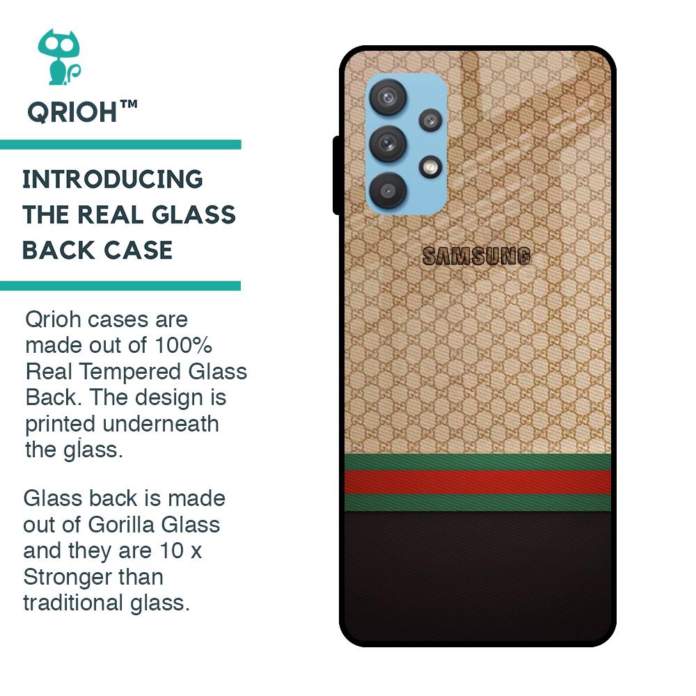 High End Fashion Glass case for Samsung Galaxy A32