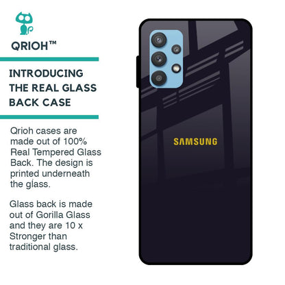 Deadlock Black Glass Case For Samsung Galaxy A32