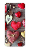 Valentine Hearts LG W11 Back Cover