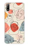 Abstract Faces LG W11 Back Cover