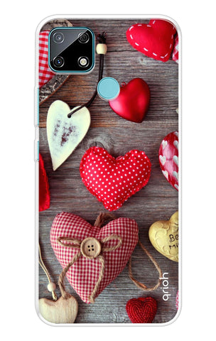 Valentine Hearts Realme Narzo 30A Back Cover
