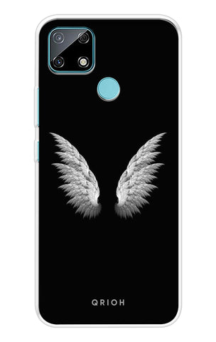 White Angel Wings Realme Narzo 30A Back Cover