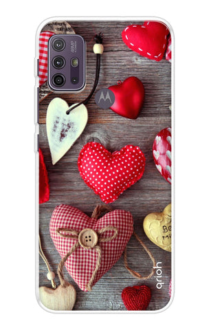 Valentine Hearts Motorola G10 Back Cover