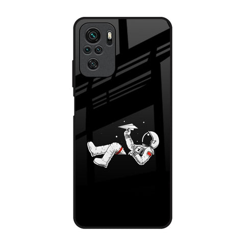 Space Traveller Redmi Note 10 Glass Back Cover Online