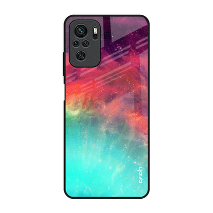 Colorful Aura Redmi Note 10 Glass Back Cover Online