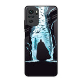 Dark Man In Cave Redmi Note 10 Glass Back Cover Online