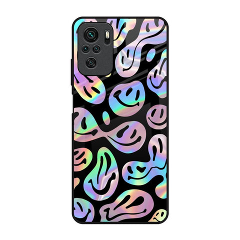 Acid Smile Redmi Note 10 Glass Back Cover Online