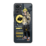 Cool Sanji Redmi Note 10 Glass Back Cover Online