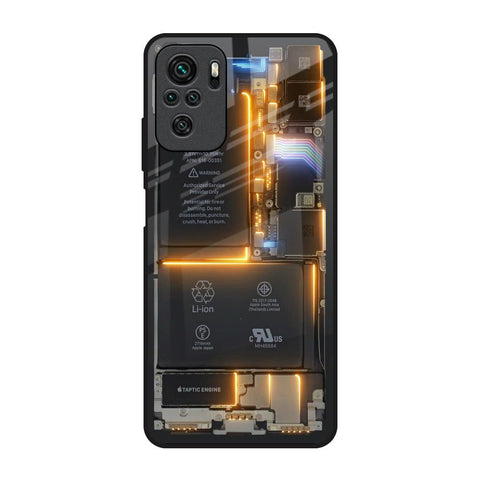 Glow Up Skeleton Redmi Note 10 Glass Back Cover Online