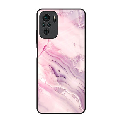 Diamond Pink Gradient Redmi Note 10 Glass Back Cover Online