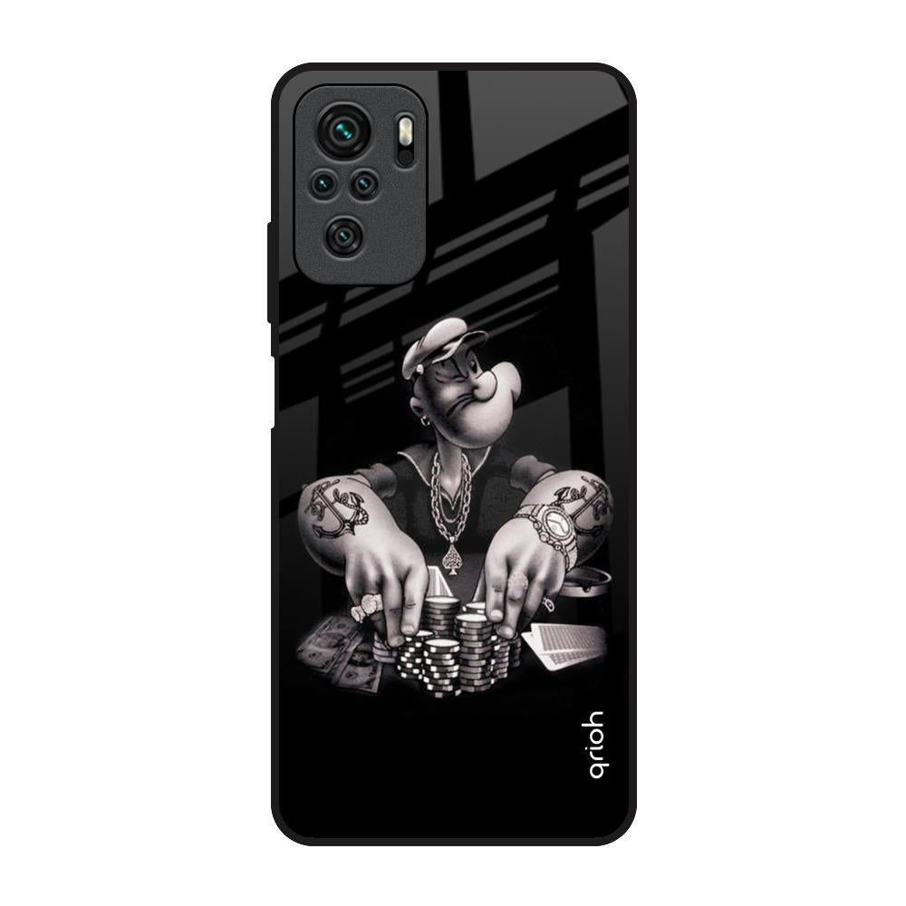 Gambling Problem Redmi Note 10 Glass Back Cover Online