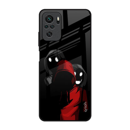 Shadow Character Redmi Note 10 Glass Back Cover Online