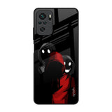 Shadow Character Redmi Note 10 Glass Back Cover Online