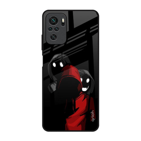 Shadow Character Redmi Note 10 Glass Back Cover Online