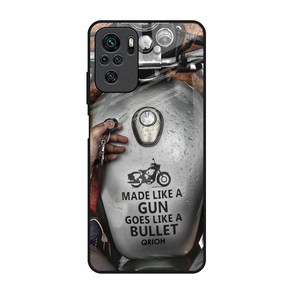 Royal Bike Redmi Note 10 Glass Back Cover Online