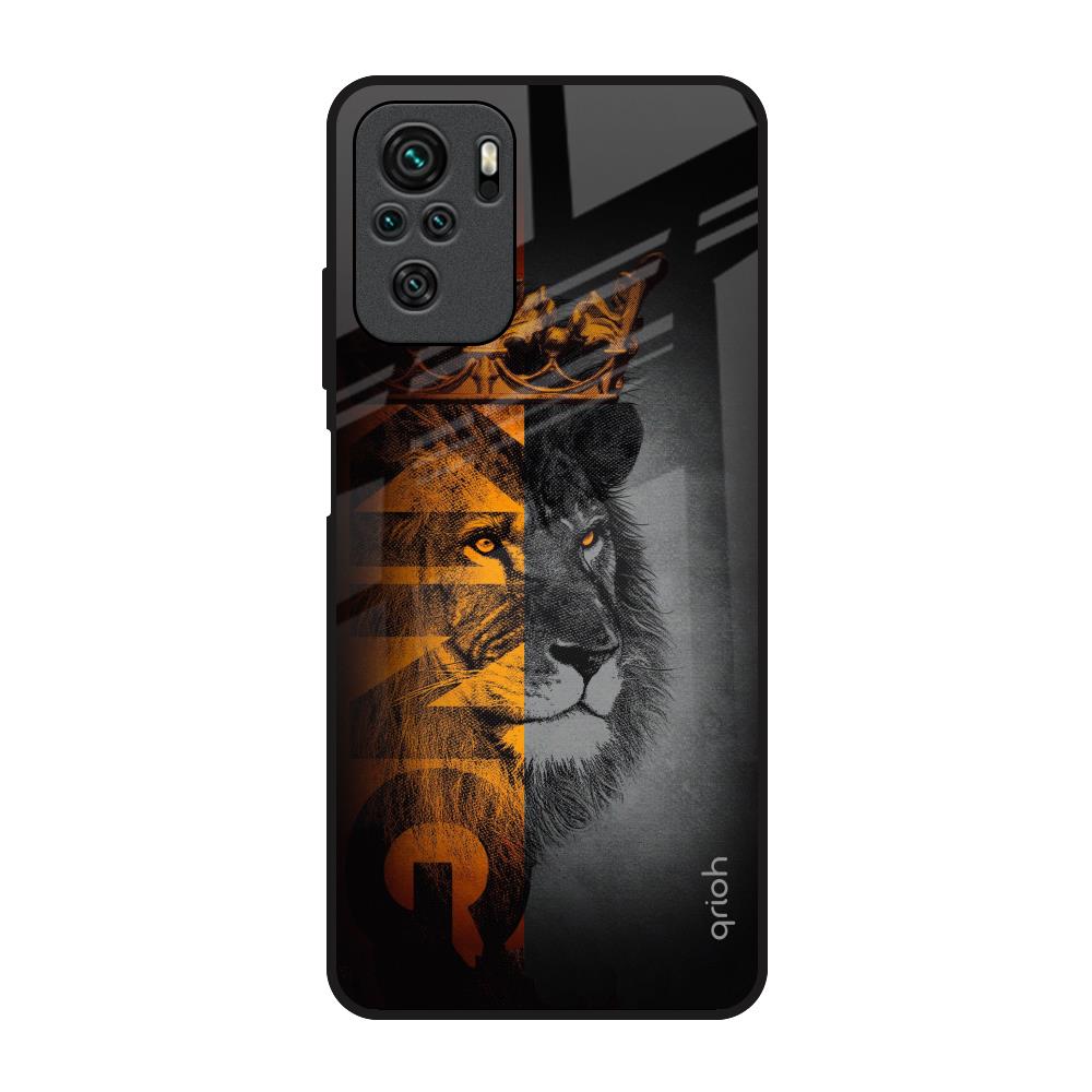 King Of Forest Redmi Note 10 Glass Back Cover Online